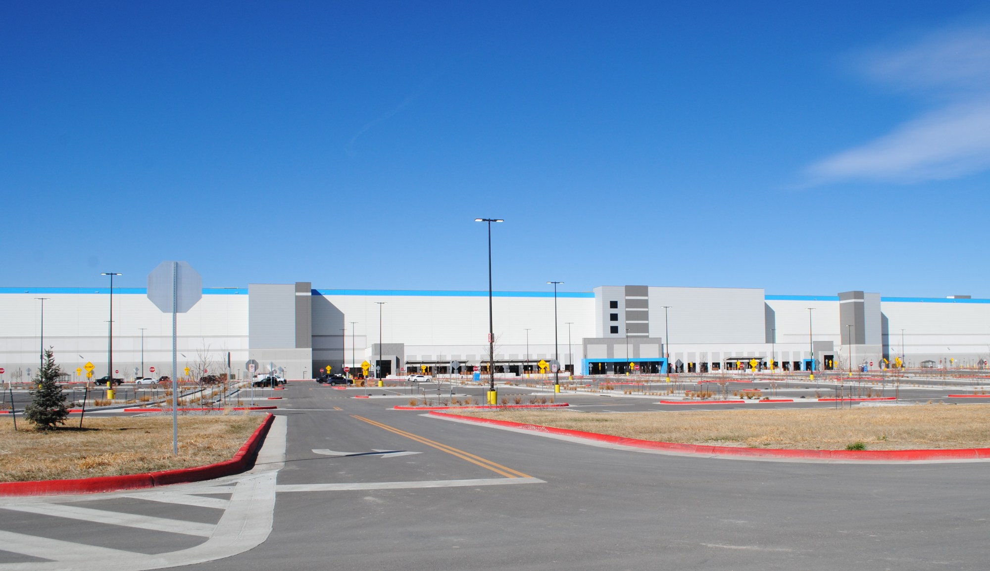 Amazon Fulfillment Center Loveland from Byrd Drive near County Road 30