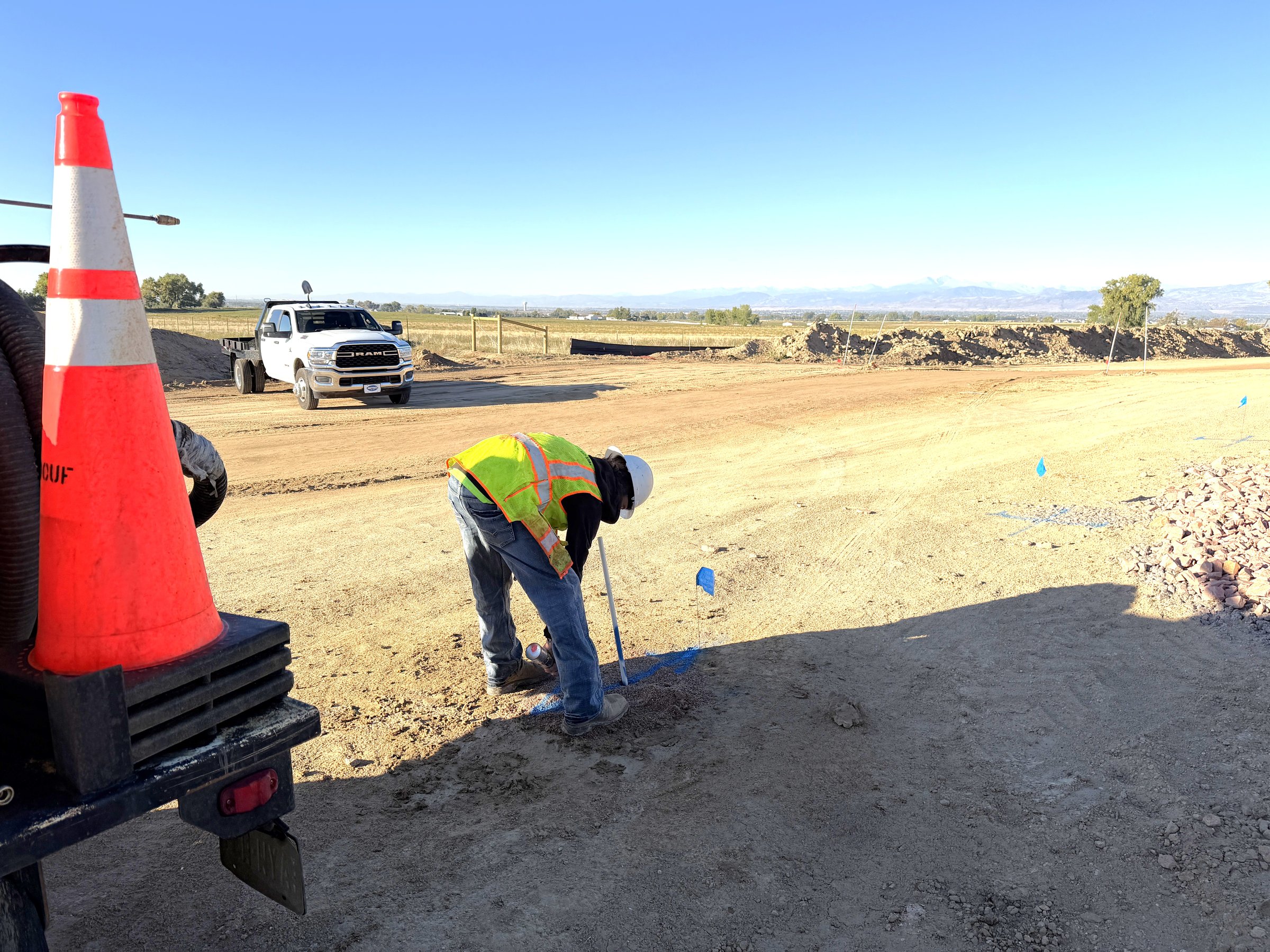 CUF construction-support work on site